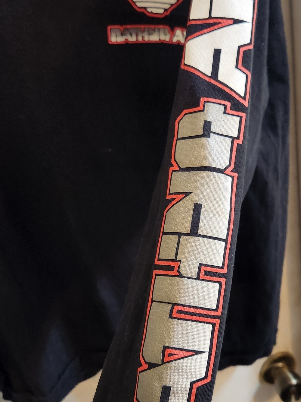 A Bathing Ape Black Long Sleeve Tee with Logo - Picture 3 of 5